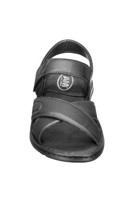 Black Criss Cross Sandals, , large image number 1