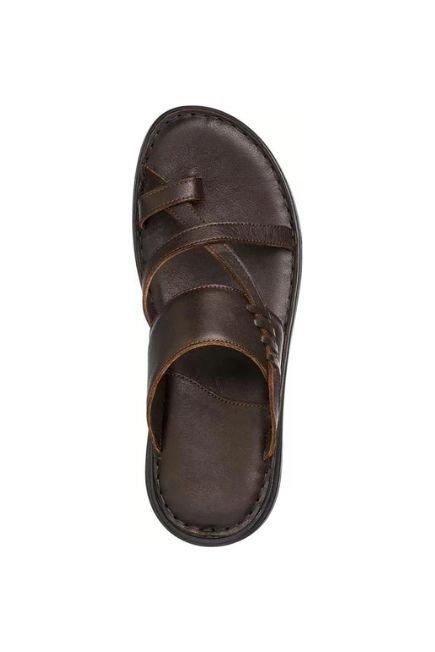 AM SHOE - Brown Flat Slippers