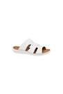 AM SHOE - White Slide Sandals