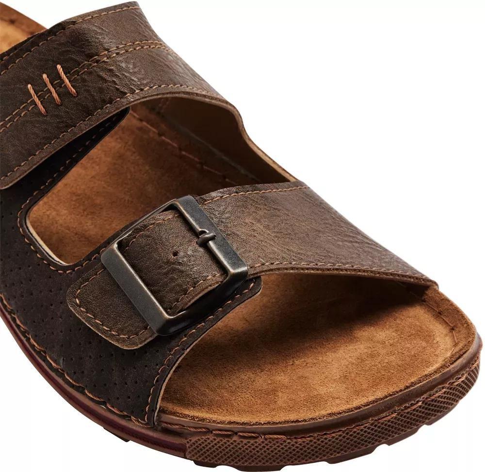 Brown Mules With Belt Details, , large image number 3