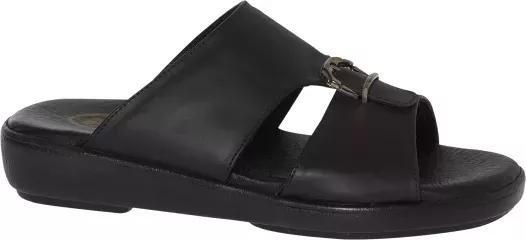 Black Buckle Slipper, , large image number 0