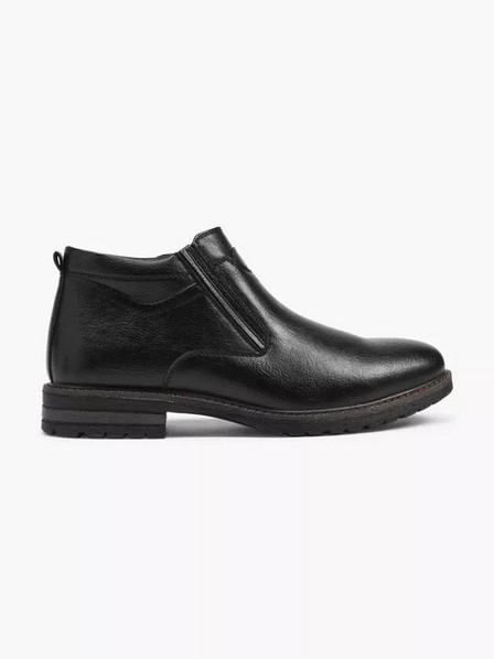 MPH one - Black Slip-On Chelsea Boots