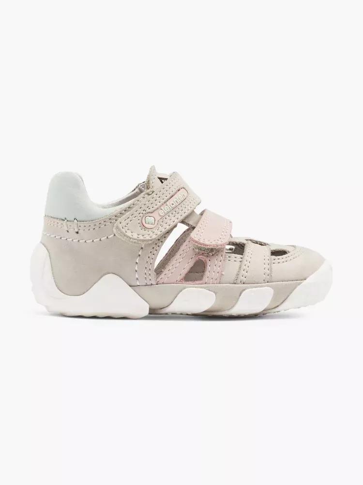 Grey Stripped Sandals, Kids Boys, , large image number 0