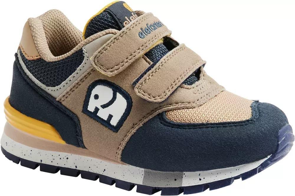 Brown Elephant Print Shoes, Kids Boys, , large image number 1