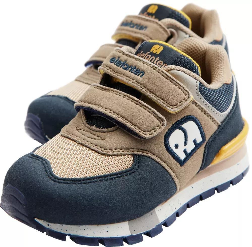Brown Elephant Print Shoes, Kids Boys, , large image number 6
