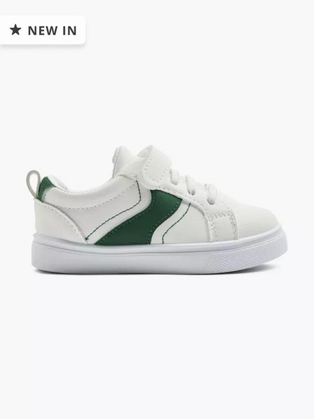 Bobbi-Shoes - White Casual Sneakers, Kids Boys