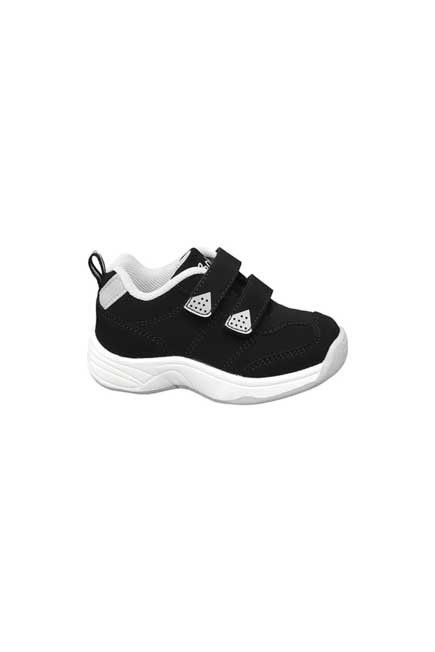 Bobbi-Shoes - Black Sneakers With Velcro, Kids Boy
