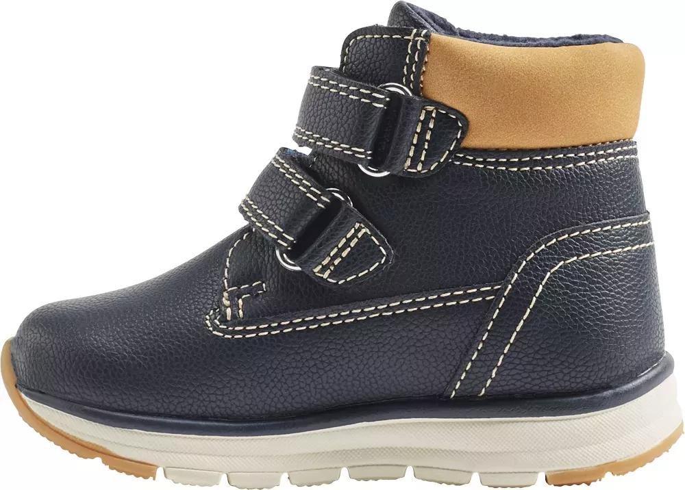 Cortina - Navy Deitex Boots, Kids Boys