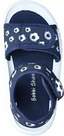 Bobbi-Shoes - Navy Blue Summer Sandals With Football Prints, Baby Boy