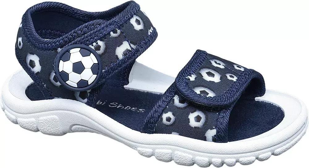Navy Summer Sandals , Kids Boys, , large image number 4