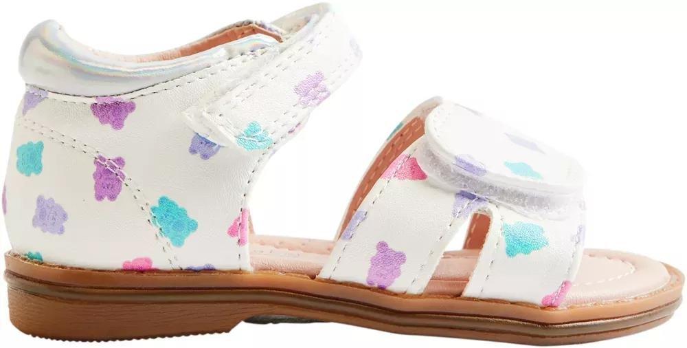 White Gummy Bear Sandals, Kids Girls, , large image number 1