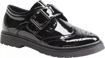 Cake Couture - Black Glossy Shoes, Kids Girls