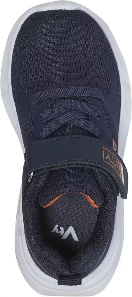 Navy Walking Sneakers, Kids Boys, , large image number 1
