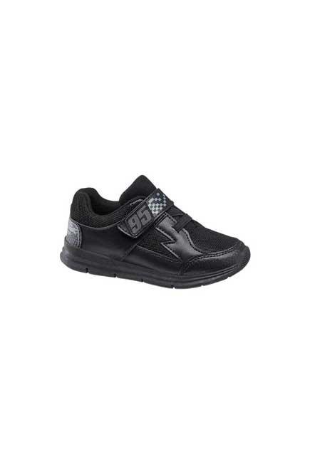 Black Velcro Sneakers , Kids Boys, , large image number 4