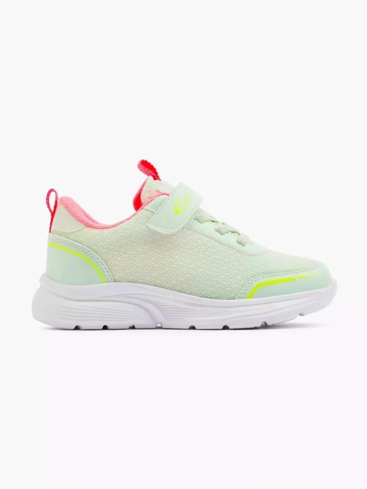 Green Laced Sneakers, Kids Girls, , large image number 0