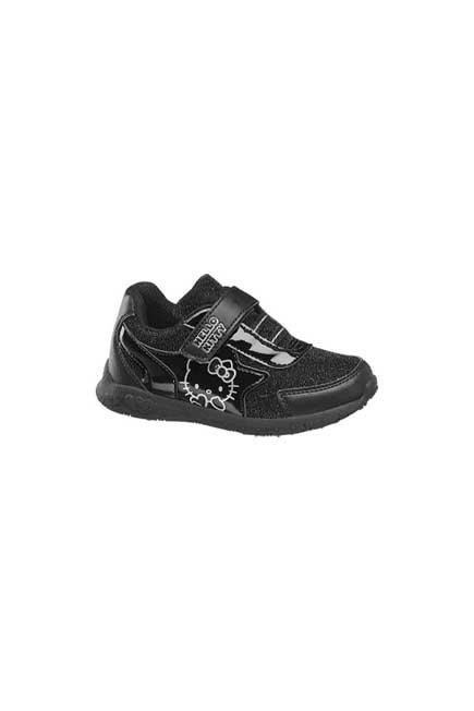 Black Hello Kitty Sneakers, Kids Girls, , large image number 0