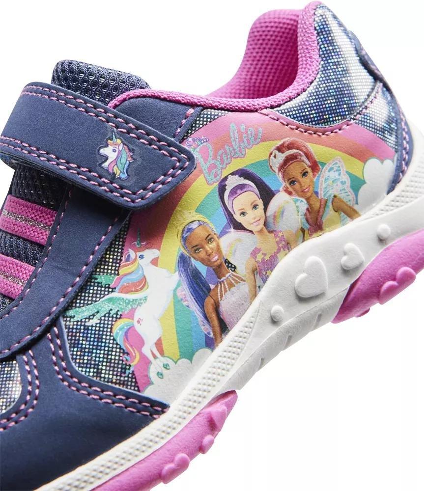 Navy Barbie Sneakers, Kids Girls, , large image number 6
