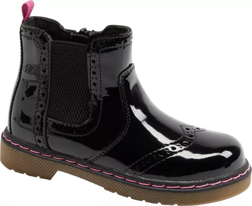 Black Ankle Boots, Kids Girls, , large image number 1