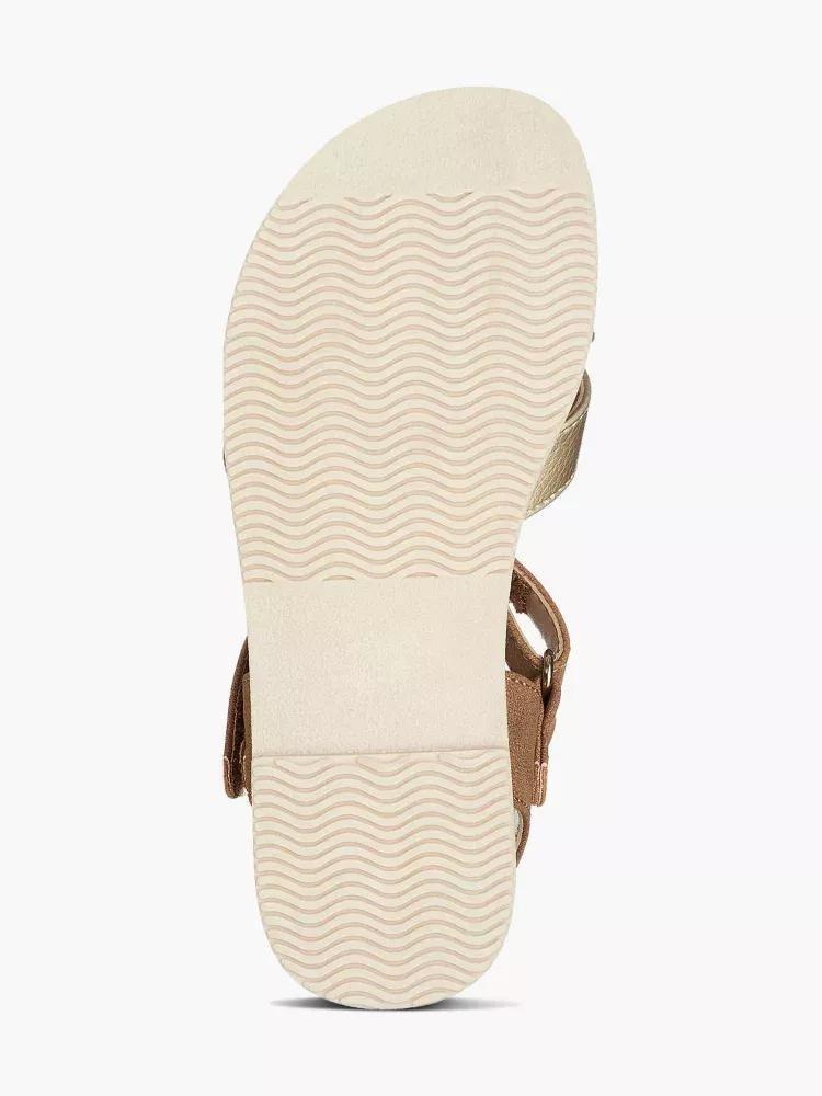 Brown Criss-Cross Sandals, Kids Girls, , large image number 9
