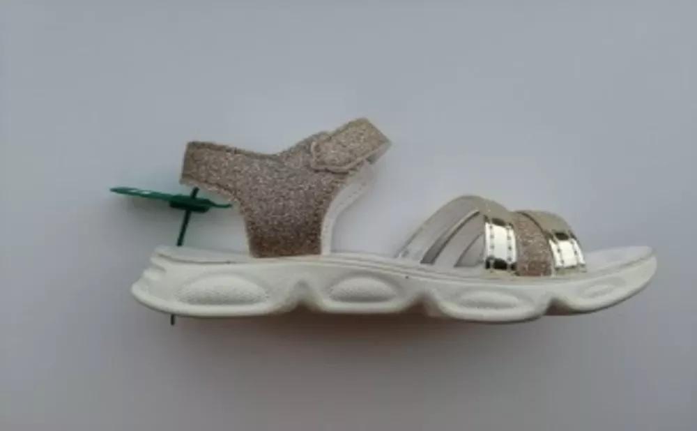 Grey Slingback Sandals, Kids Girls, , large image number 0