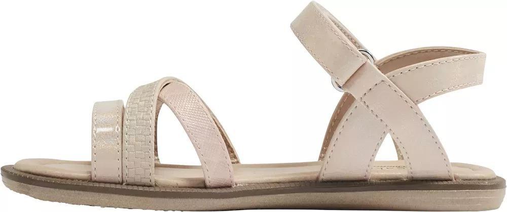 Beige Strappy Sandal, Kids Girls, , large image number 3