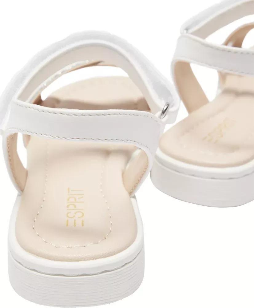 White Striped Sandals, Kids Girls, , large image number 5