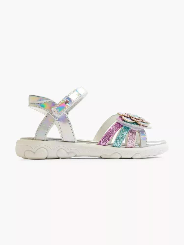 Pink Ankle Strap Sandal, Kids Girls, , medium