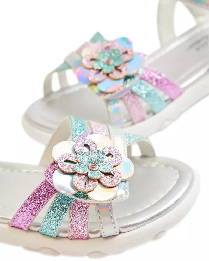 Pink Ankle Strap Sandal, Kids Girls, , large image number 6