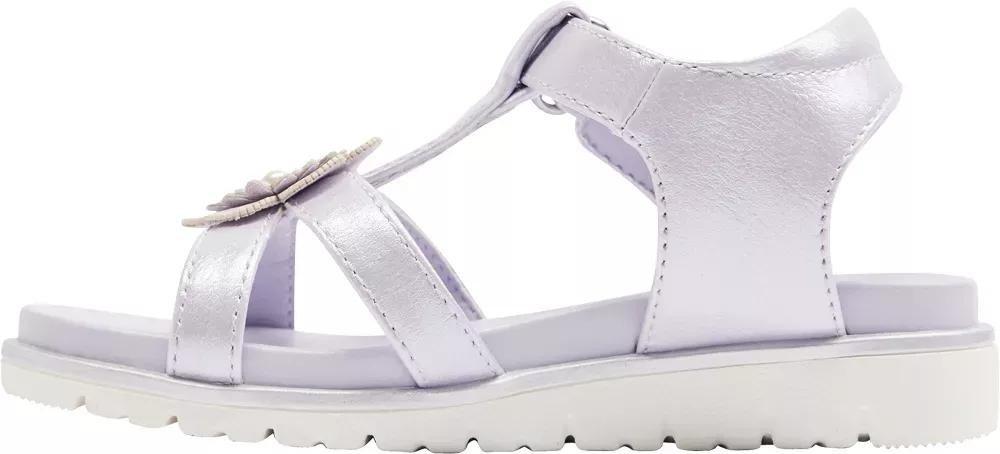 Purple Flower Sandals, Kids Girls, , large image number 3