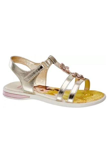 Gold Platina Sandals, Baby Girl, , large image number 0