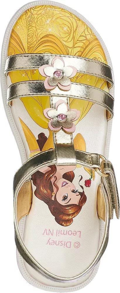 Gold Platina Sandals, Baby Girl, , large image number 1