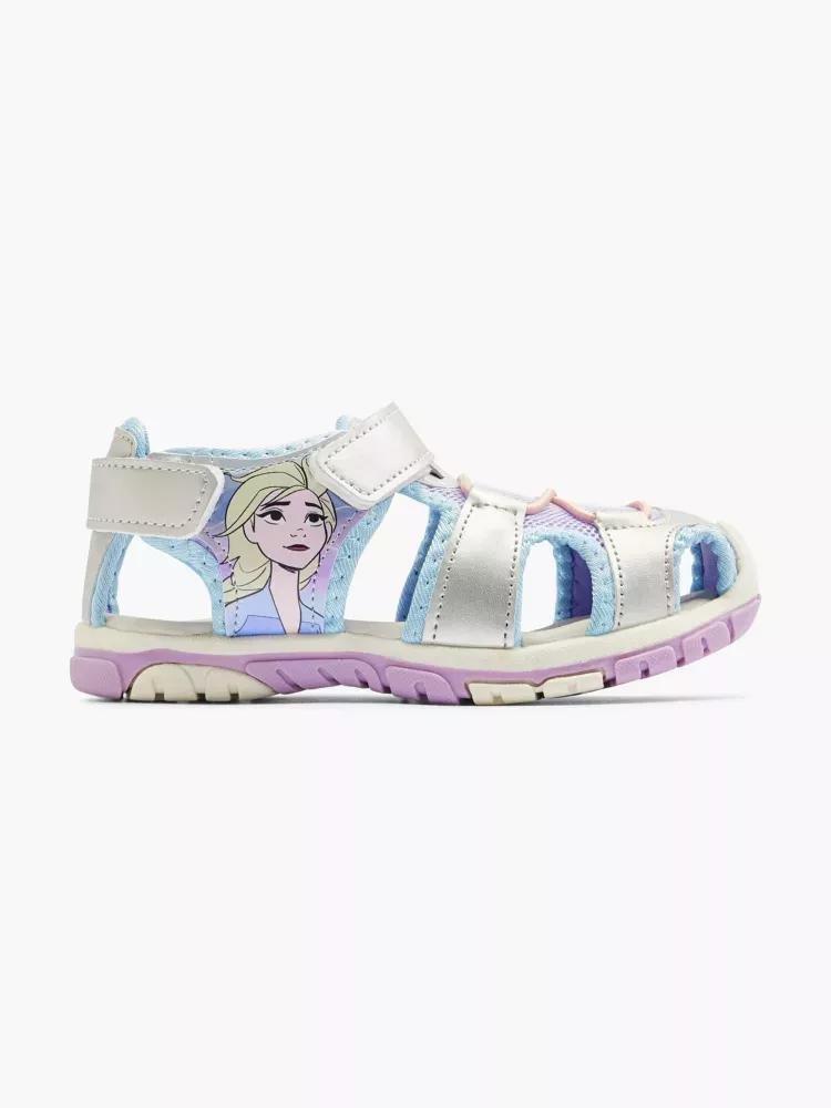 Grey Frozen Sandals, Kids Girls, , large image number 0