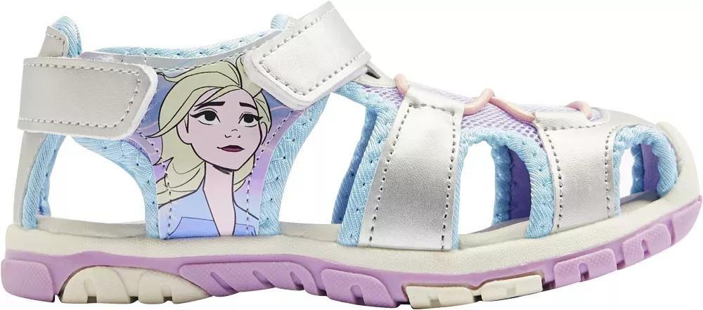 Grey Frozen Sandals, Kids Girls, , large image number 1