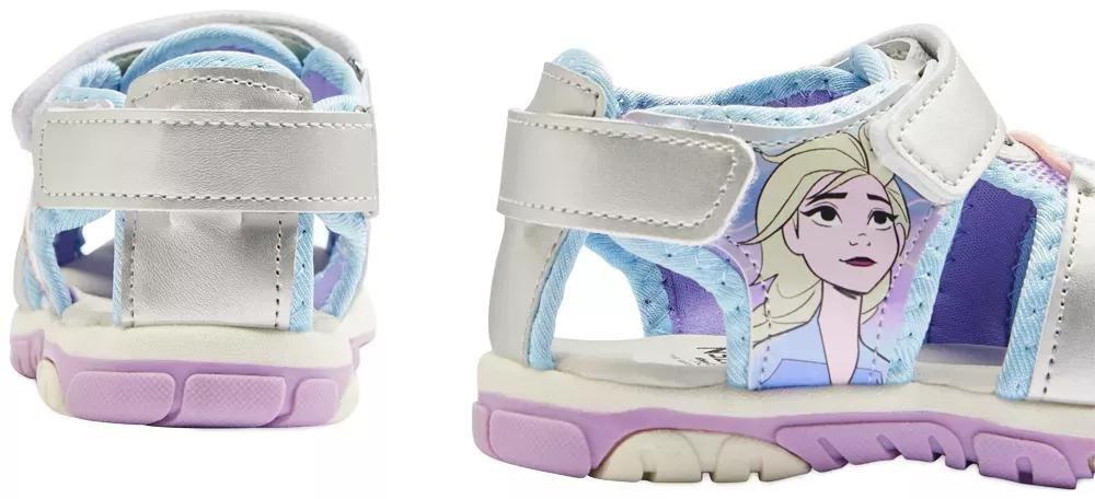 Grey Frozen Sandals, Kids Girls, , large image number 5