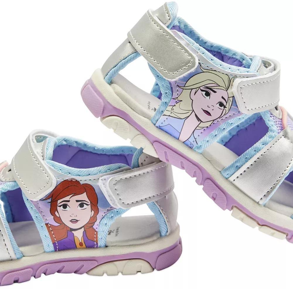 Grey Frozen Sandals, Kids Girls, , large image number 6