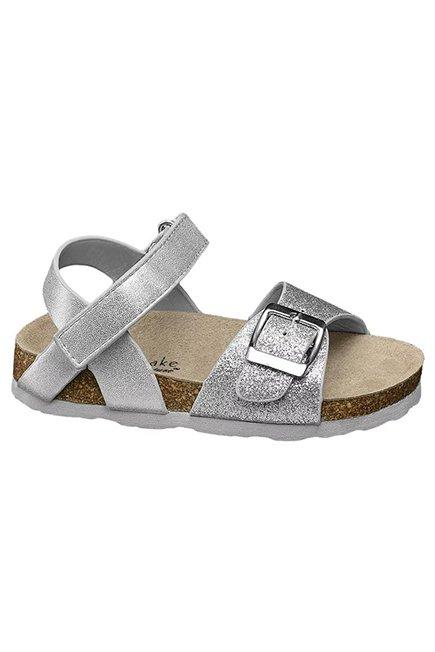 Silver Sandals, Kids Girl, , large image number 0