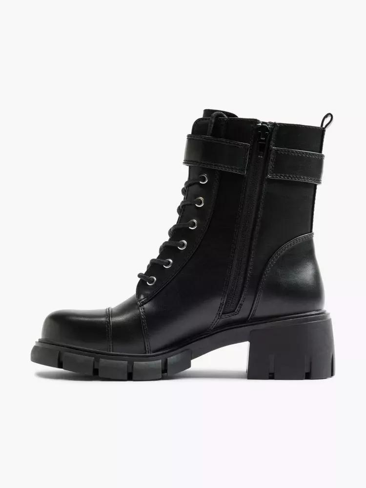 Black Heeled Ankle Boots, , large image number 1