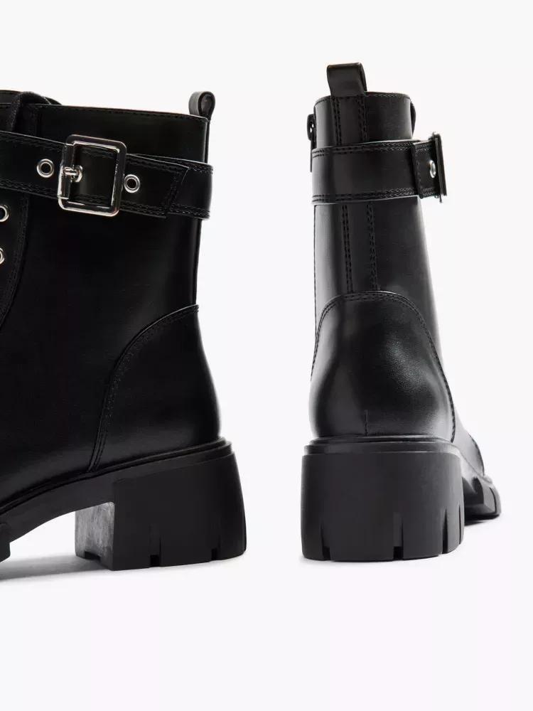 Black Heeled Ankle Boots, , large image number 3