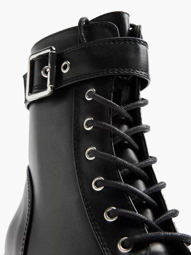 Black Heeled Ankle Boots, , large image number 4
