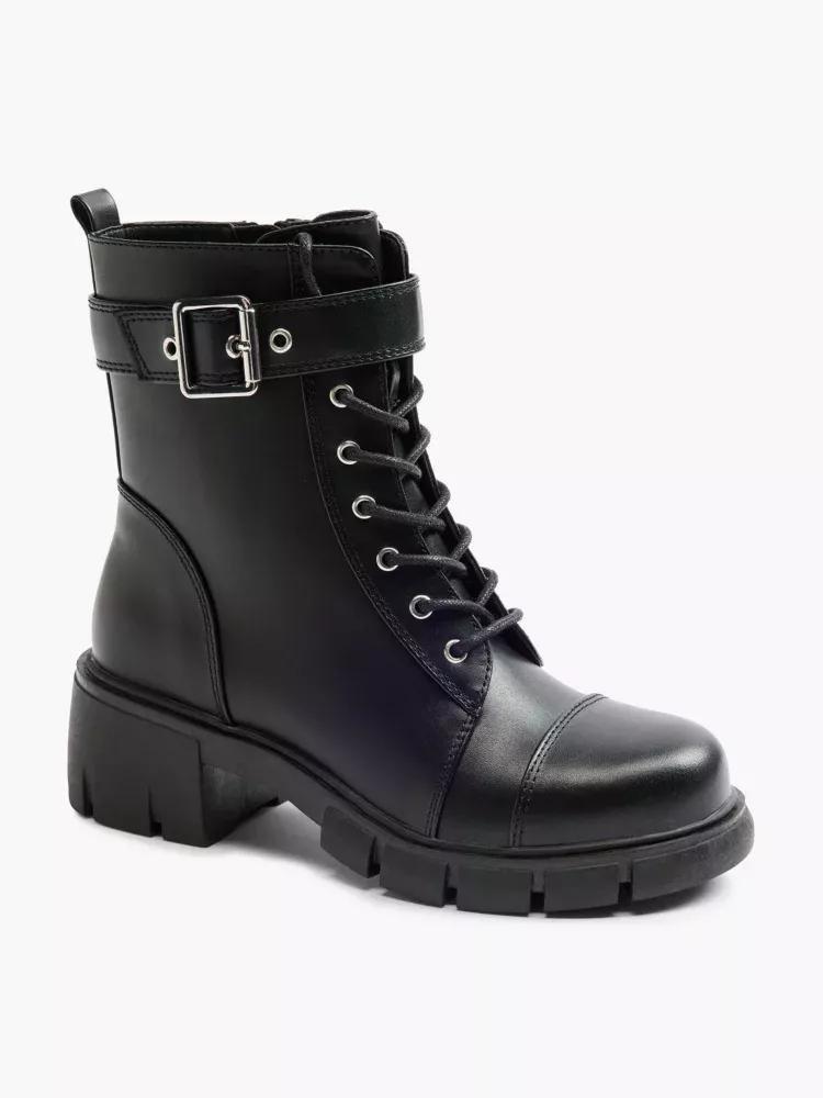 Black Heeled Ankle Boots, , large image number 5