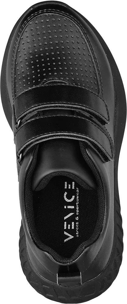 Black Leather Oxford Shoes, Kids Boys, , large image number 1