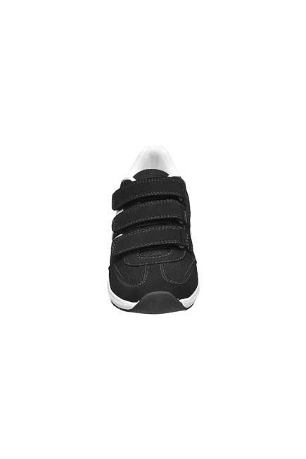 Black And White Sneakers With Velcro, Kids Boy, , large image number 3