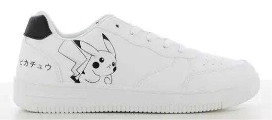 White Pokemon Pikachu Sneakers, Kids Boys, , large image number 1