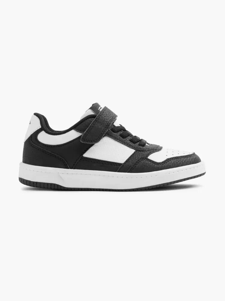 Black Laced Sneakers, Kids Boys, , large image number 0