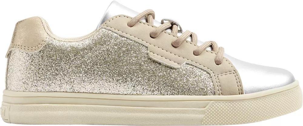 Beige Glitter Sneakers, , large image number 2