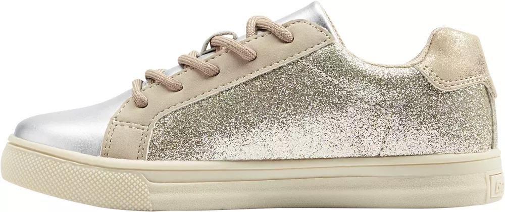 Beige Glitter Sneakers, , large image number 3