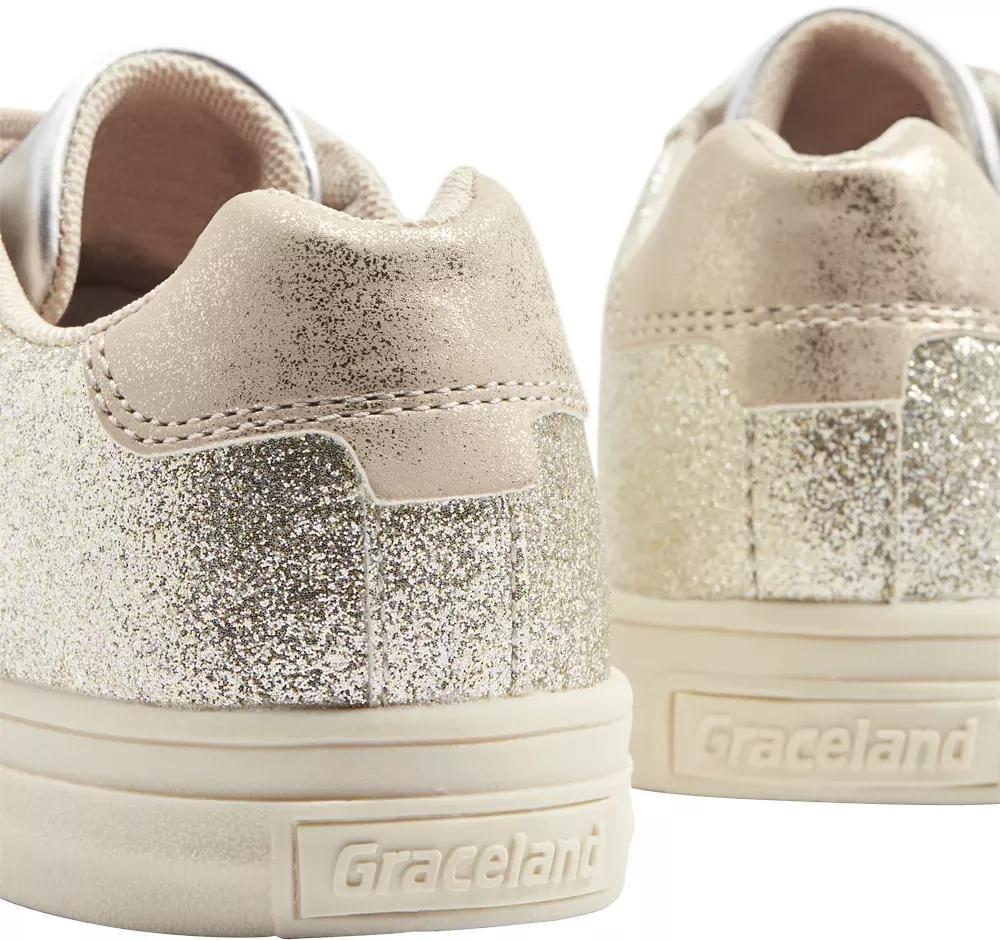 Beige Glitter Sneakers, , large image number 5