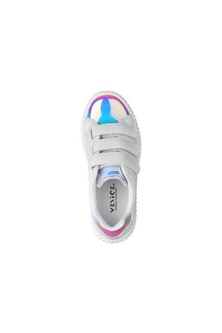 White Sneakers Kids Girls, , large image number 1