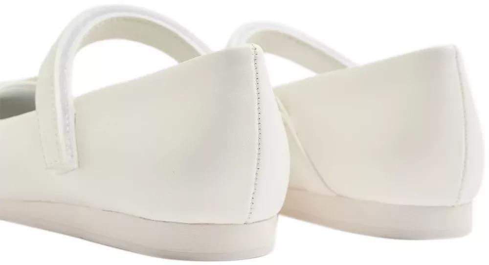 White Front Details Ballerina, Kids Girls, , large image number 5