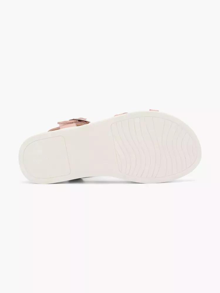 Pink Strap Detail Sandals, Kids Girls, , large image number 3